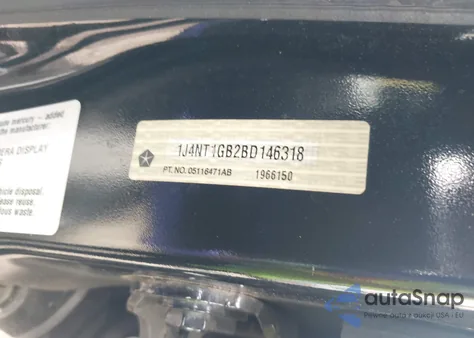 2011 Jeep Patriot Sport from USA, damaged, VIN 1J4NT1GB2BD146318